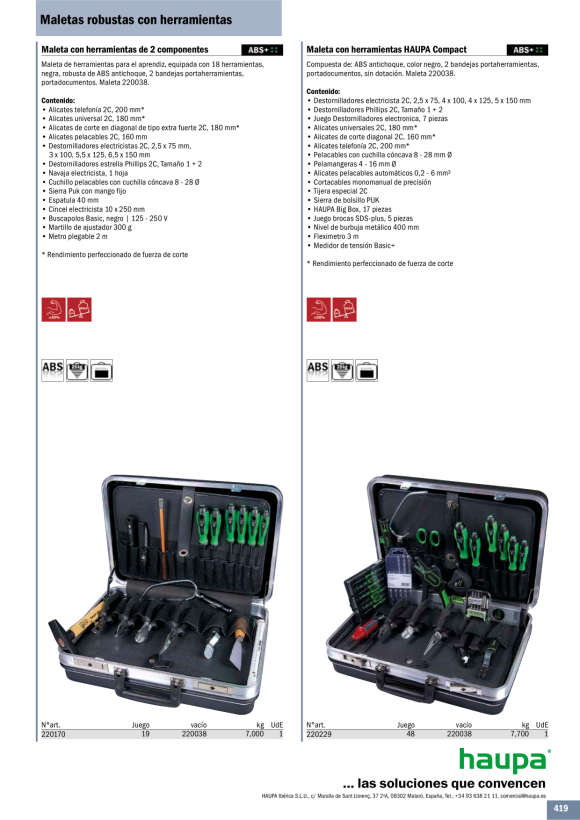 HAUPA  Werkzeugkoffer Trainee Trolly VDE 220307/A