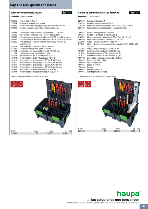 HAUPA  VDE-Kombizange 180 mm 211200