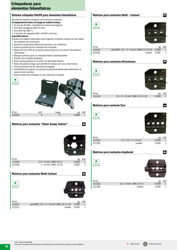 HAUPA  Einsatz für Photovoltaik MC4 211659/E