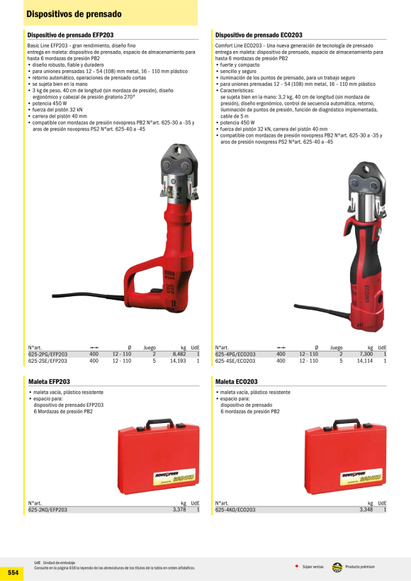 HAUPA  Pressgerät EFP203 625-2PG/EFP203