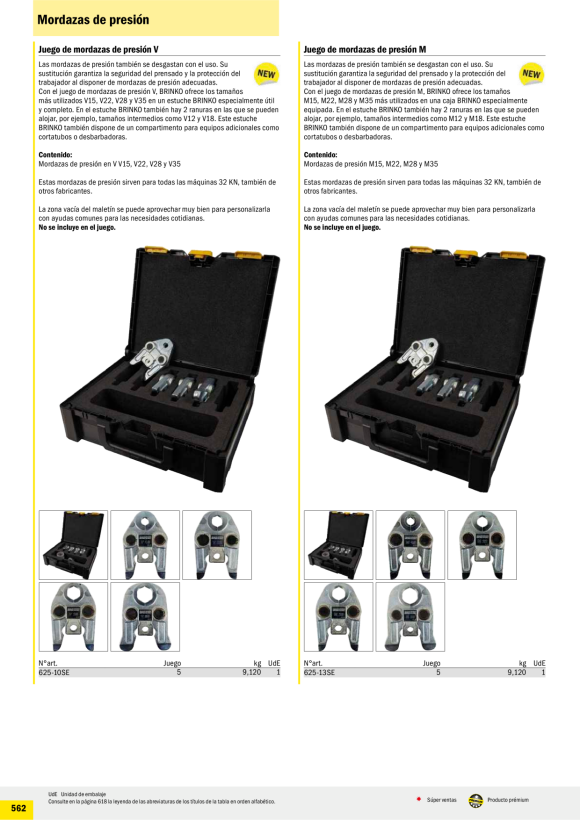 HAUPA  V-Pressbacken-Koffer-Set 625-10SE