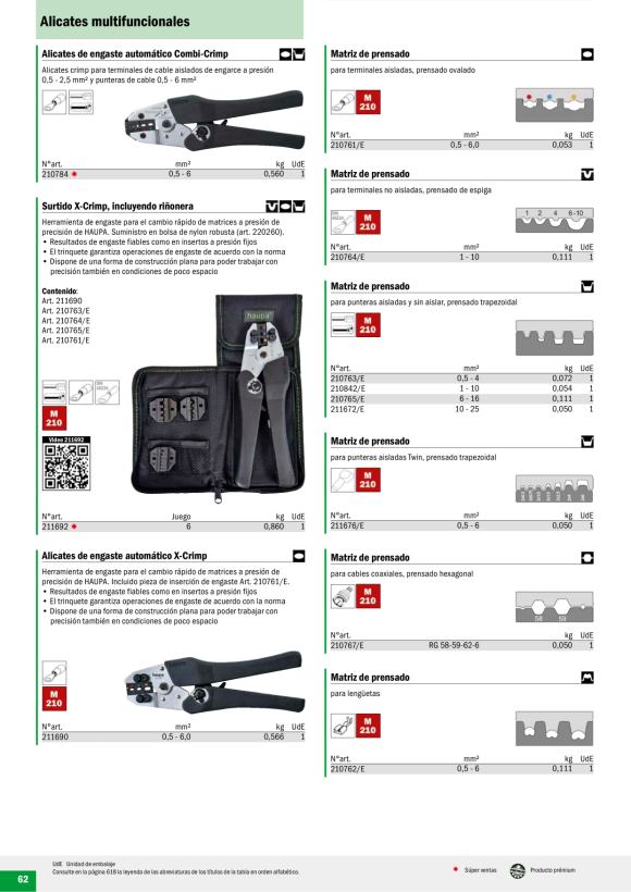 HAUPA  Einsatz zu Aderendhülsen 6-16 210765/E