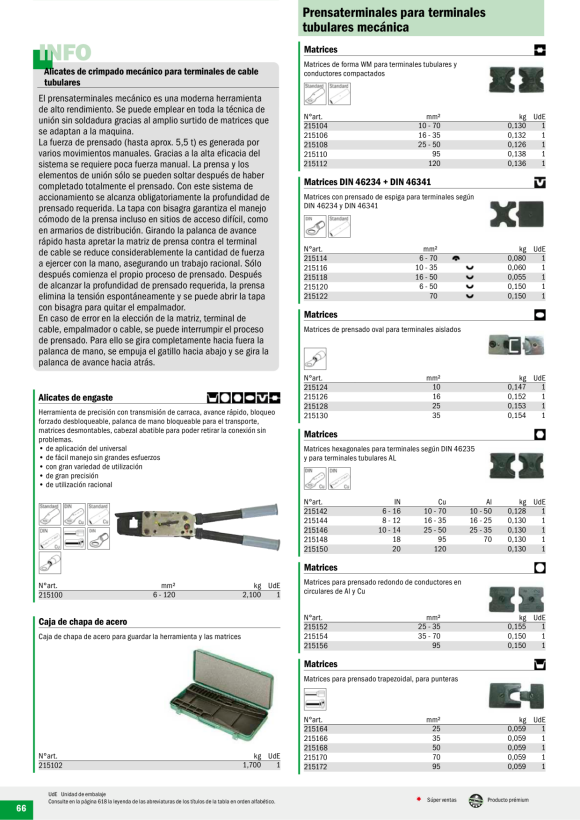 HAUPA  Presseinsatz 70 qmm 215122