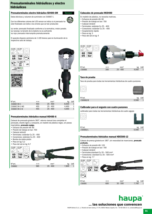 HAUPA  Smart Akkuhydraulik SSD400-6 Sensor 216667/M-1