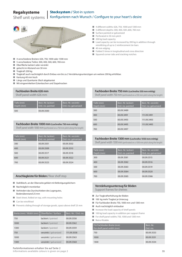 LOKOMA labelstrip 65 x 1295 (hxl), ZINCED, INLEGBARE 00.09.3560