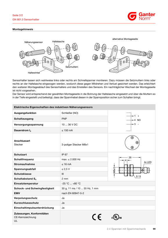 Ganter Aluprofile 10I-40808S-N-2-2