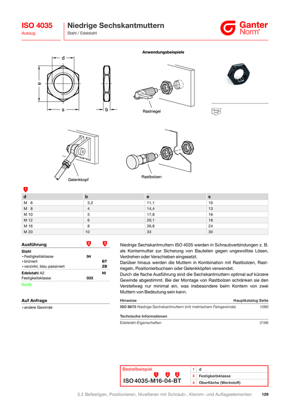 Ganter Zylinderschrauben 7984.3-M4-8-BT