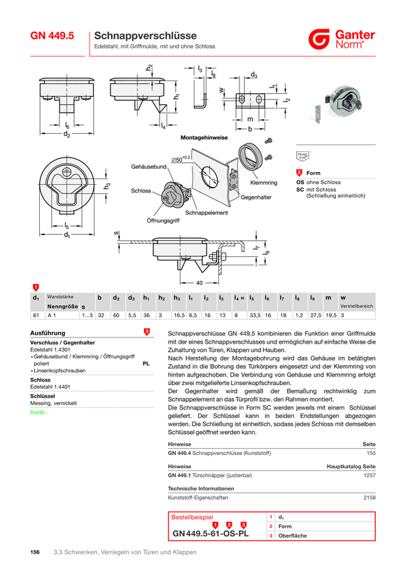 Ganter Kreuz-Klemmverbinder 135-V40-B48-60-2-BL