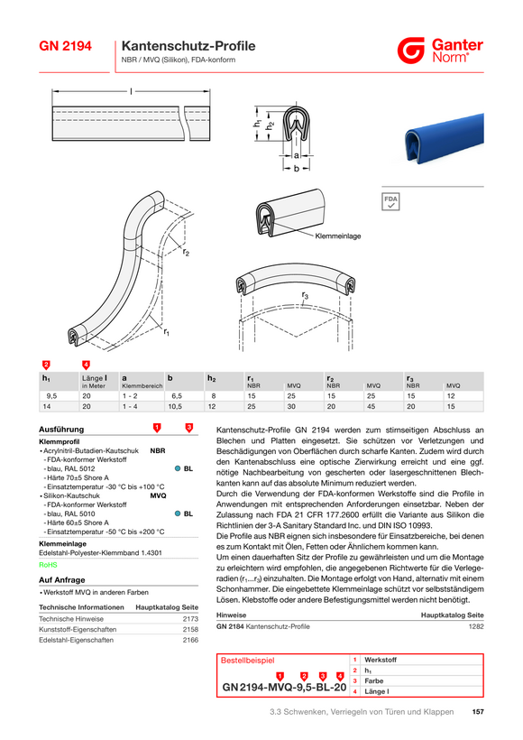 Ganter Kreuz-Klemmverbinder 135-V40-B48-60-2-BL