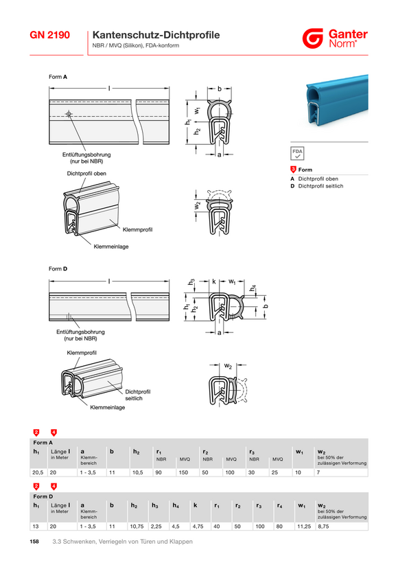 Ganter Fußteller 3441-100-14-A-2-KAS