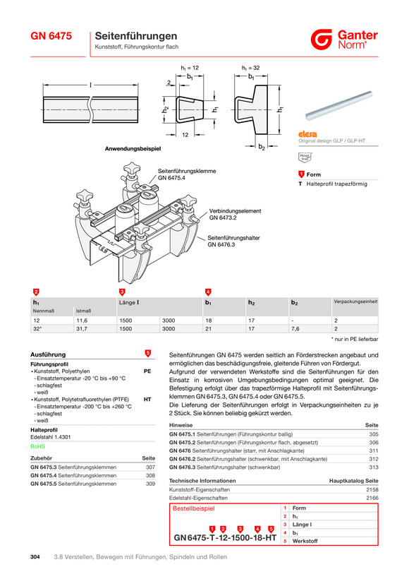Ganter Seitenführungsklemmen 6475.4-R-B12-D14