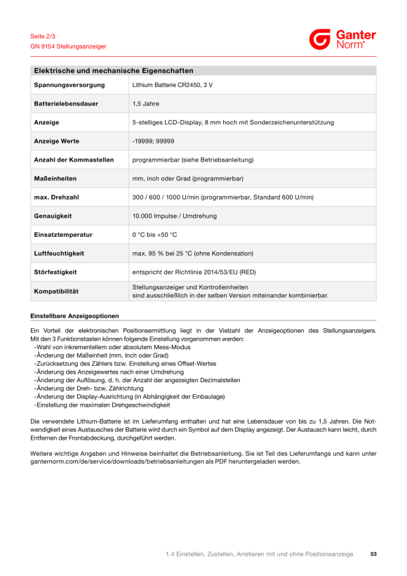 Ganter Muffen-Klemmverbinder 241-V60-90-2-BL