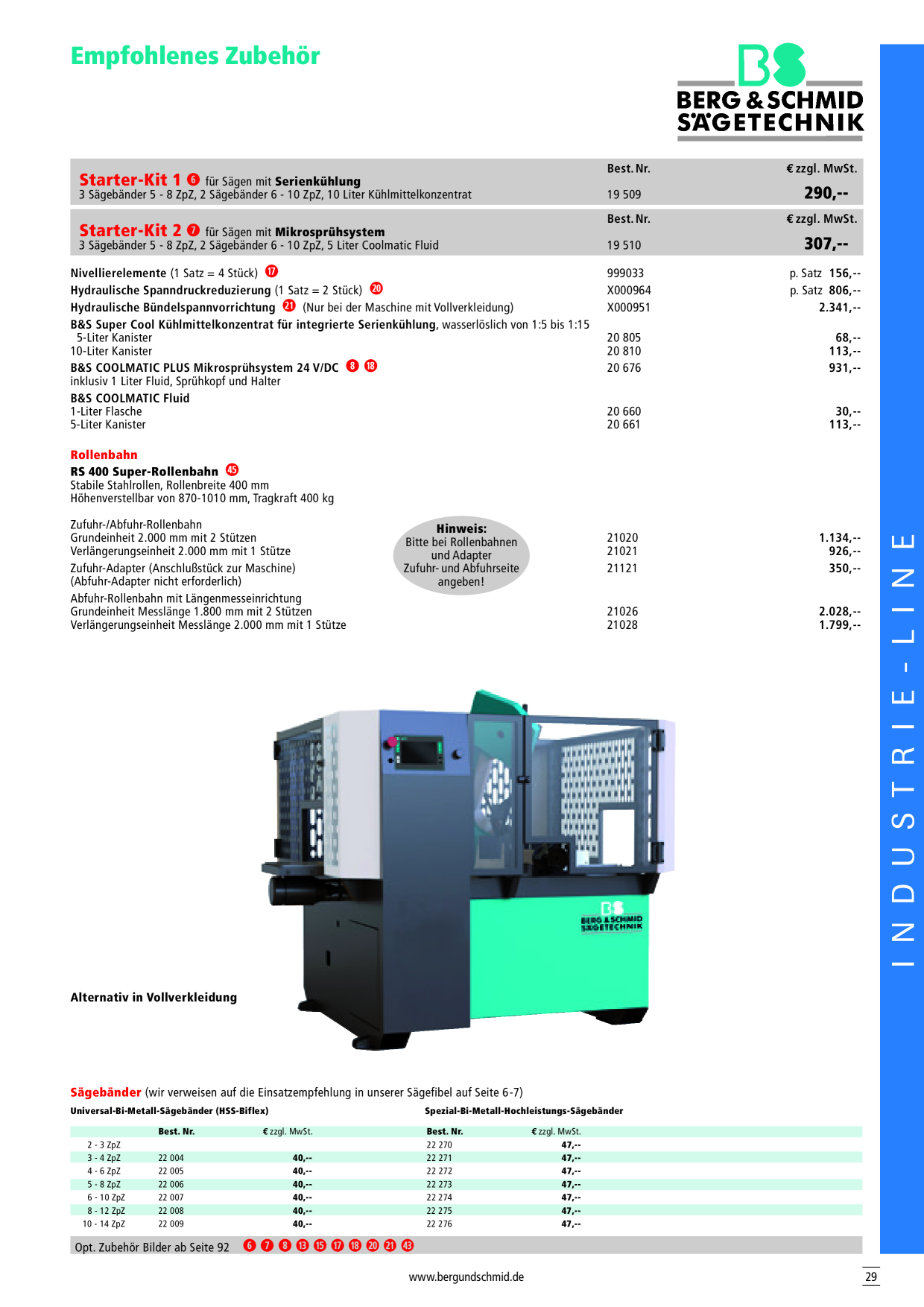 Berg & Schmid Mikrosprühsystem für BSB 480/610 20681