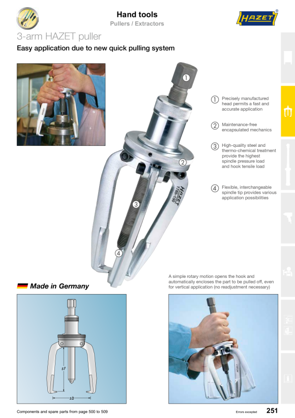 HAZET Splinttreiber-Satz 751LHS/5-1