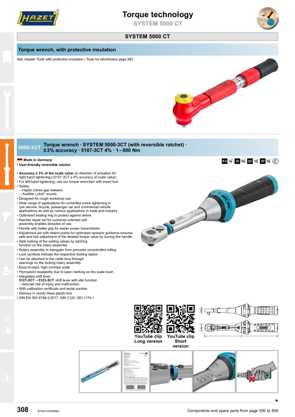 HAZET Jumbox Spark Plug Set 5110-2CT/3