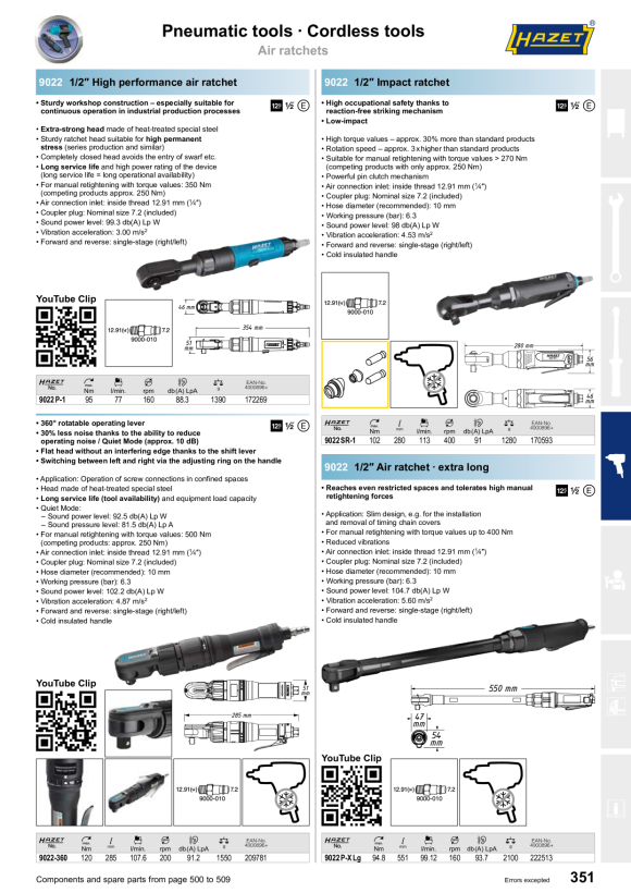 HAZET FIN TANDSPÄRR 3/8? 551-02