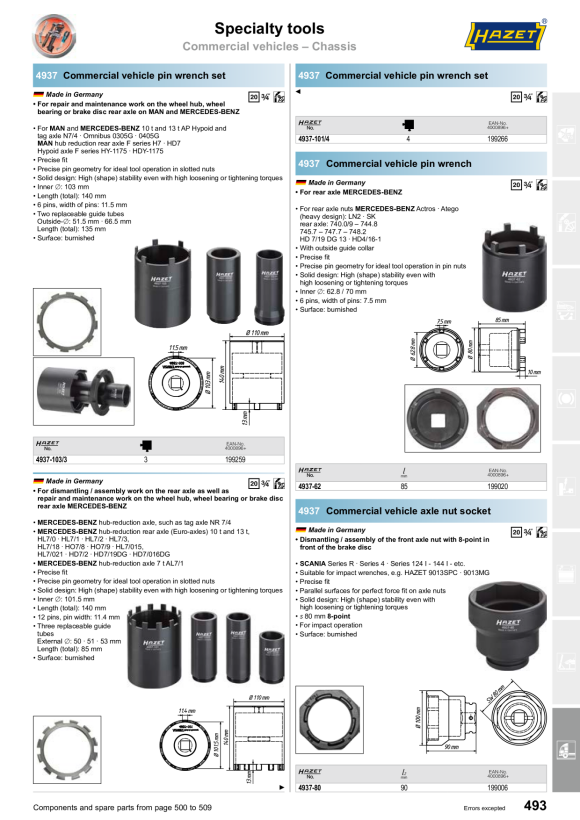 HAZET Thread roller set 843-1175/3