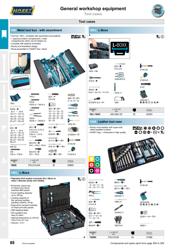 HAZET Gereedschapskoffer 1520KL