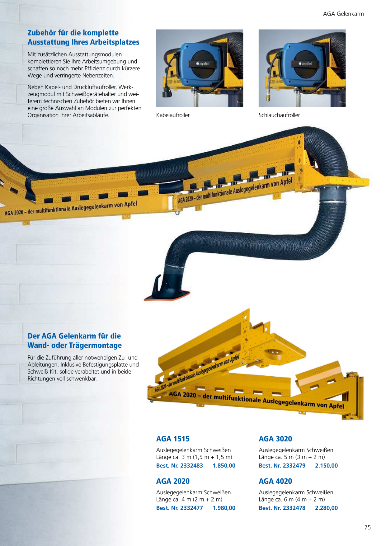 APFEL Katalog Betriebseinrichtungen Seite 75