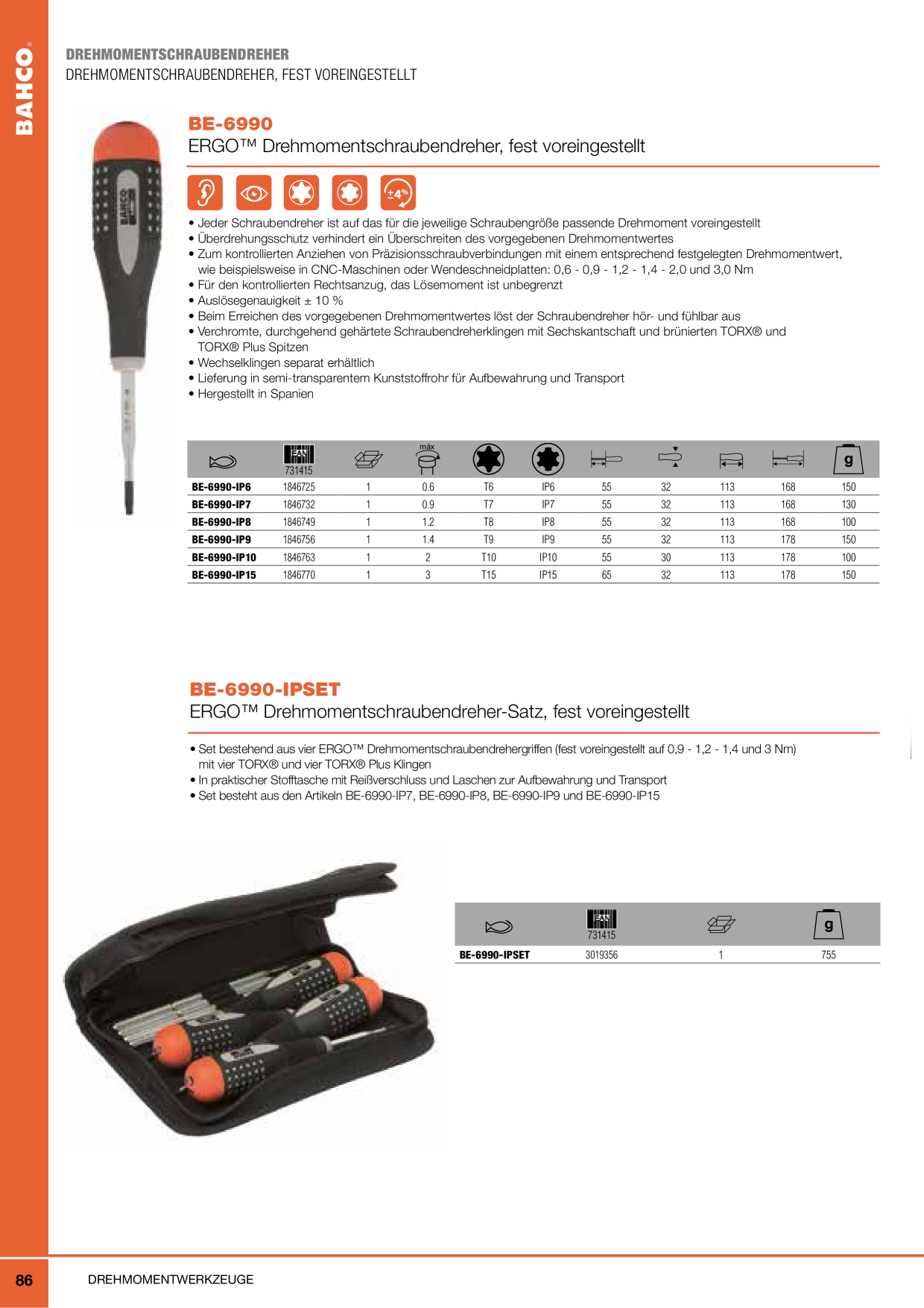 Anteprima del catalogo