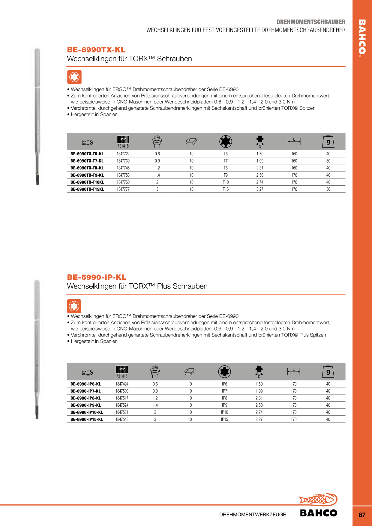Anteprima del catalogo