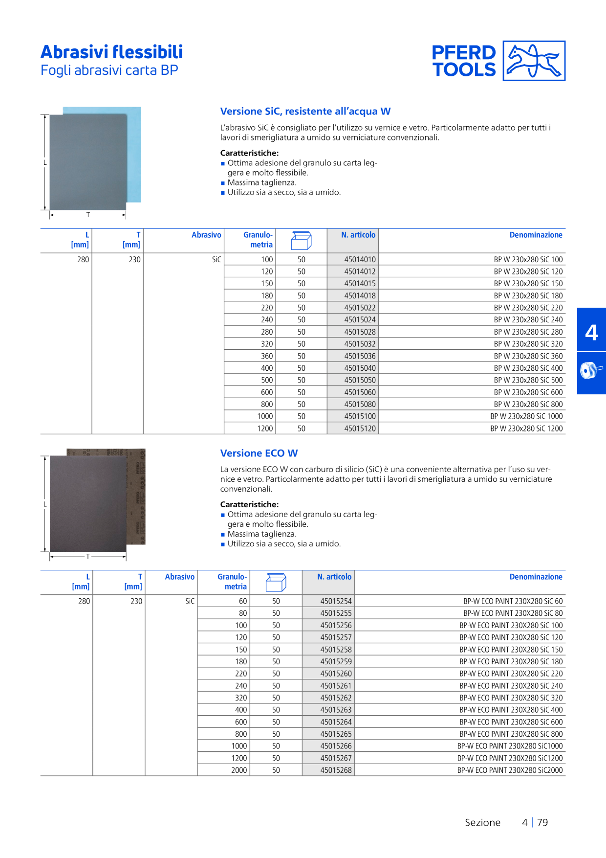 Anteprima del catalogo