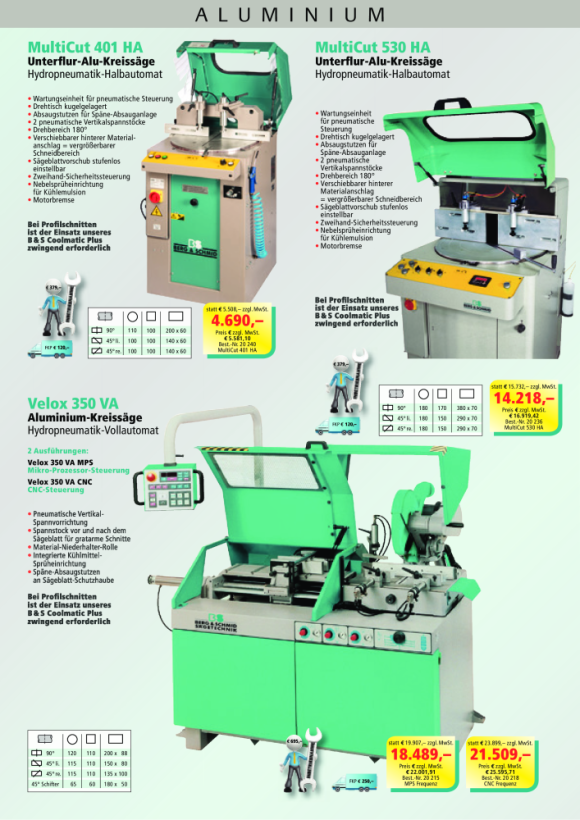 Berg & Schmid Bandsäge Metallbandsäge-Automat SBS 460 VA-I/CNC 25025 ...