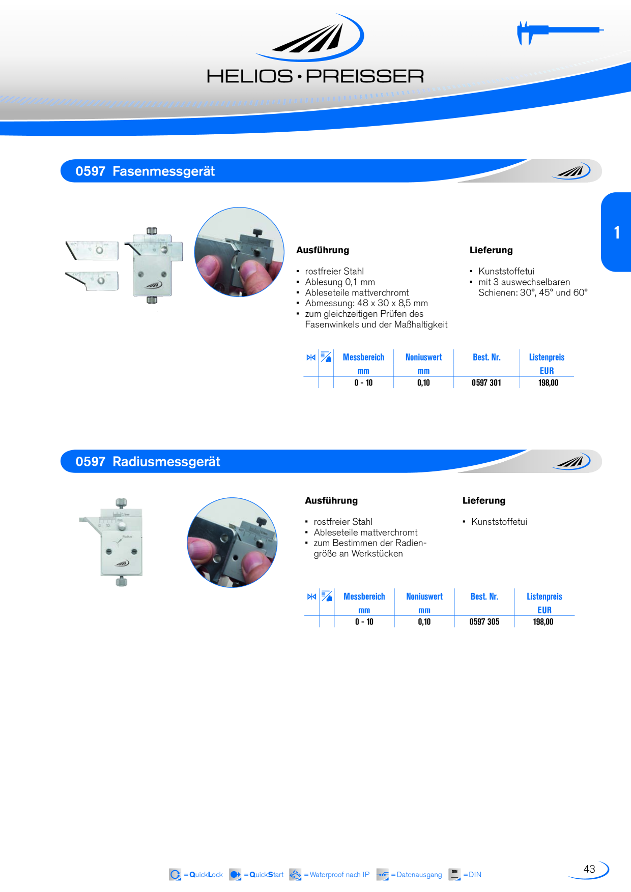 HELIOS PREISSER Messtechnik Katalog Seite 42