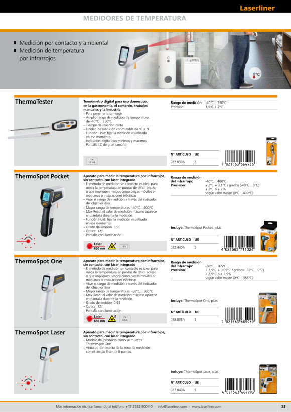 Laserliner ThermoSpot Pocket 082.440A