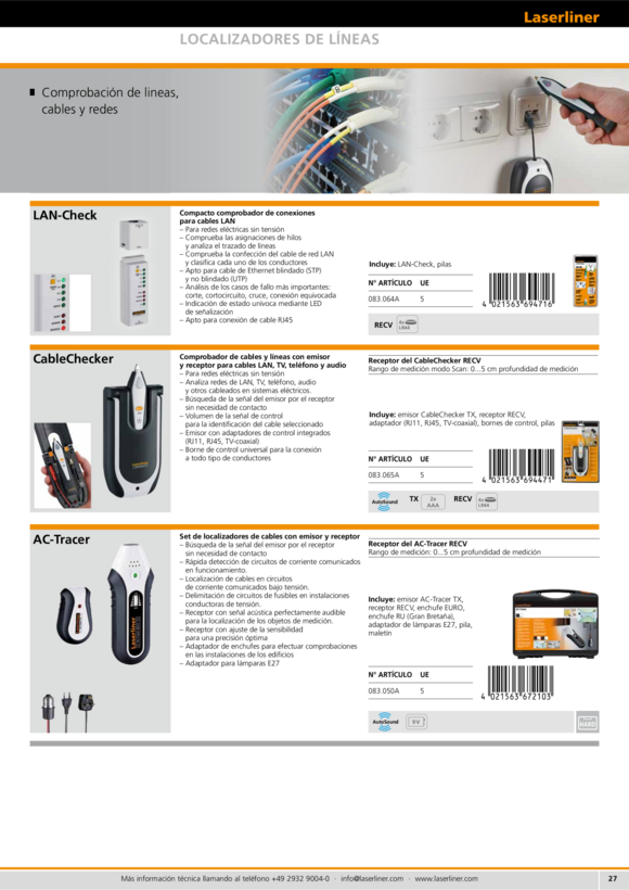 Laserliner LAN-Check 083.064A