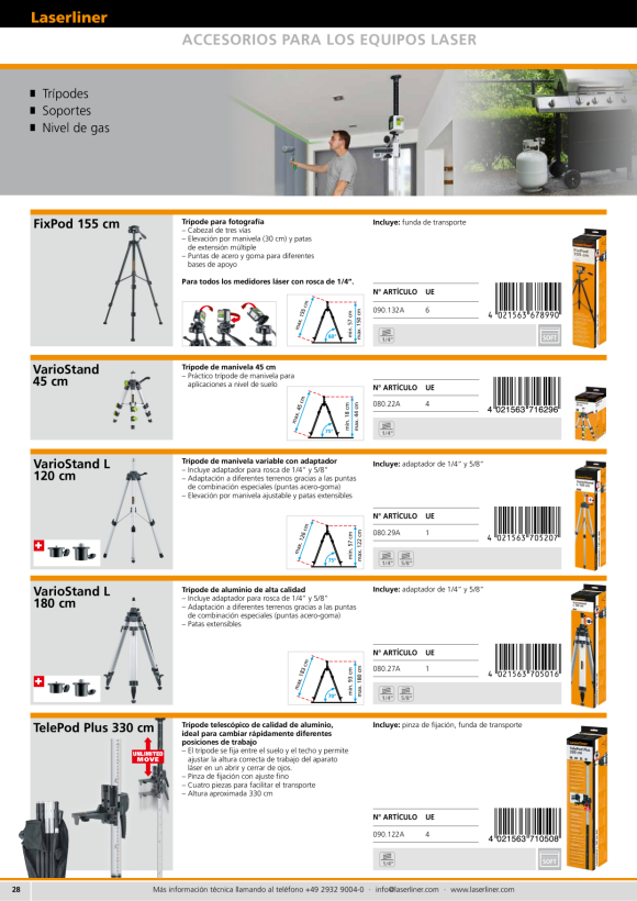 Laserliner VarioStand 45 cm 080.22A