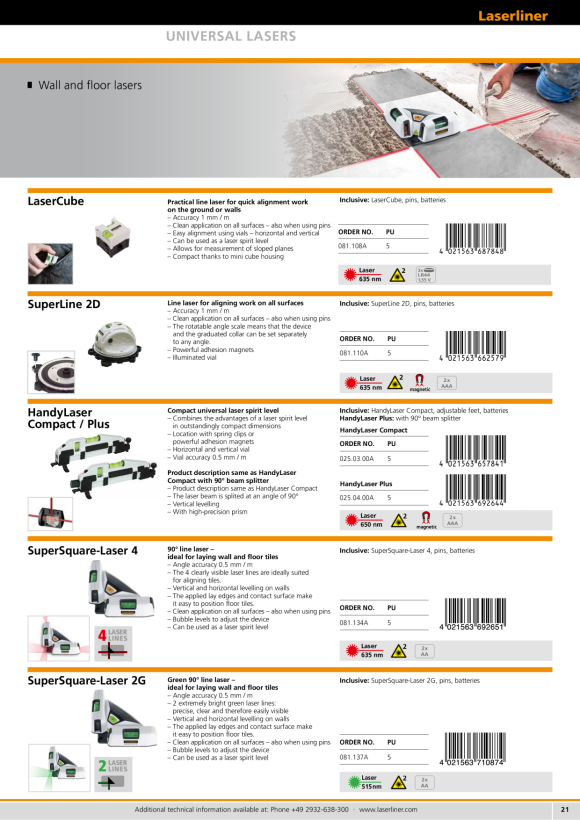 Laserliner HandyLaser Plus 025.04.00A