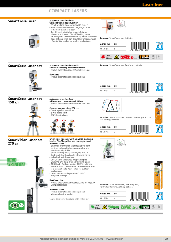 Laserliner VideoInspector 3D 082.270A