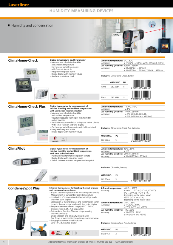 Laserliner DampFinder Compact Plus (BLE) 082.017A