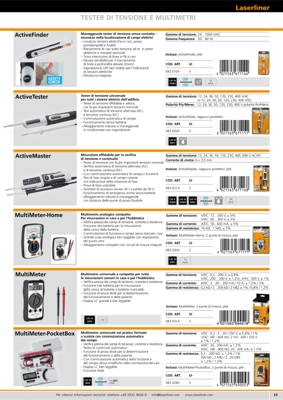 Laserliner BatteryCheck 083.005A