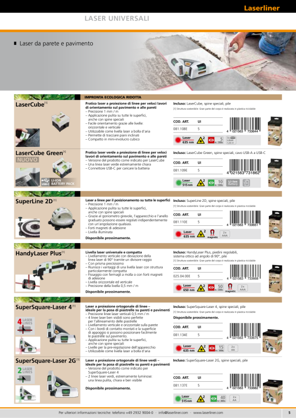 Laserliner SuperPlane-Laser 3G Pro 036.650L