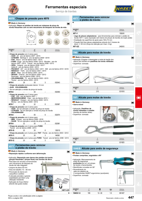 HAZET Caixa de ferramentas, vazia 4970KL