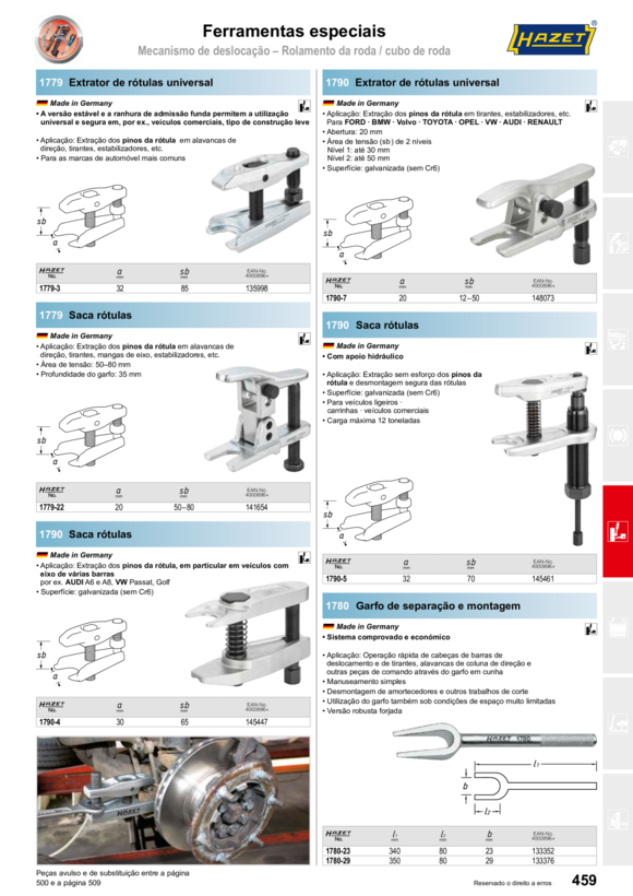 HAZET Fuso completo 1779-37-01