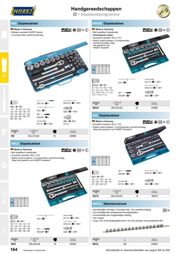 HAZET DOPSLEUTELSET 932/20
