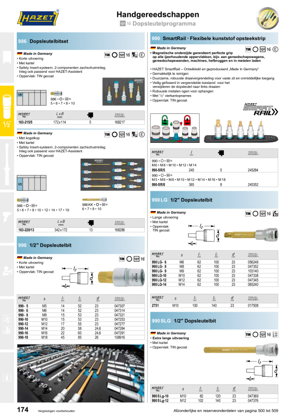 HAZET SCHROEVENDRAAIER SET 991-16