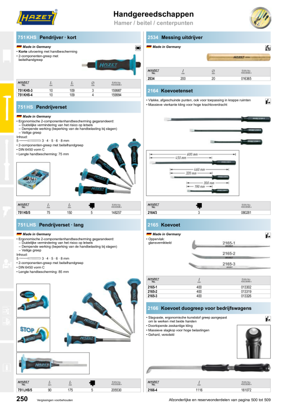 HAZET Splinttreiber-Satz 751LHS/5-1