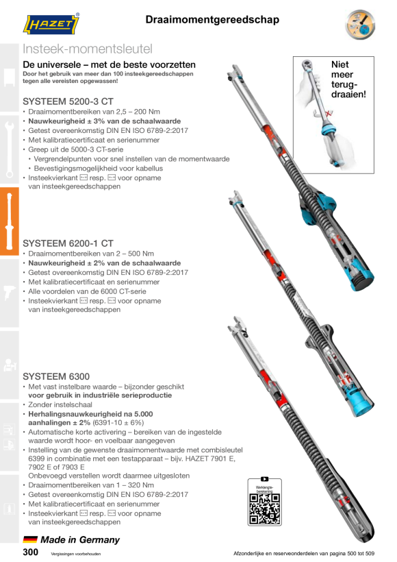 HAZET Reserveonderdelenset 6406/5