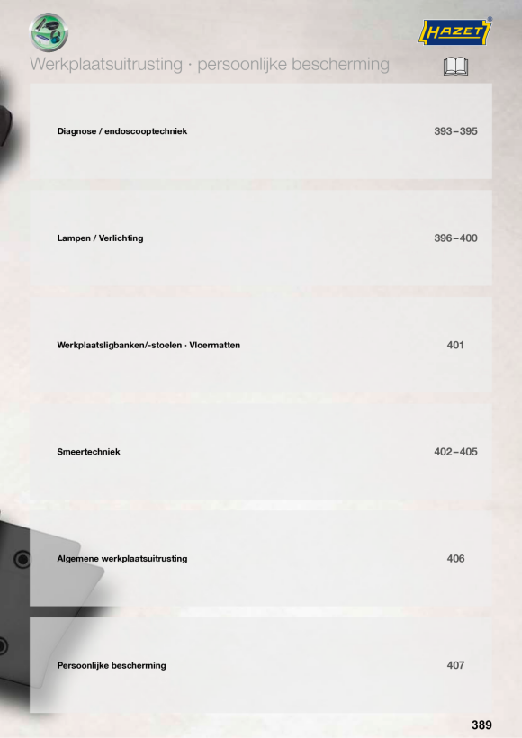 HAZET Zacht schuim inzetstuk 163-389L