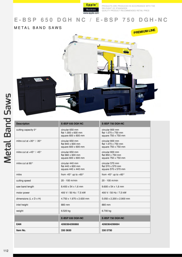 Epple E-BSP 750 DGH NC 330 5750