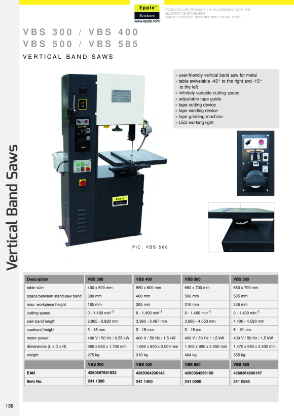 Epple VBS 400 241 1400