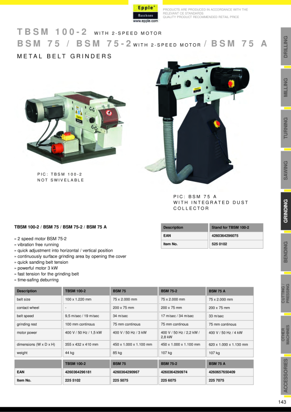 Epple TBSM 100 - Untergestell 525 0102