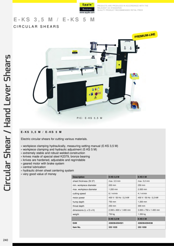 Epple Ersatzmesser für HS 300 547 0300