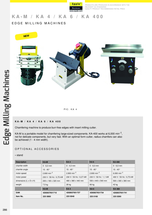 Epple FSM 500 - fixed table 225 7350
