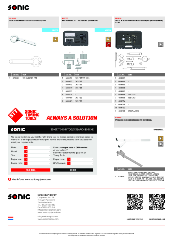 Sonic Spanningstester 4880088