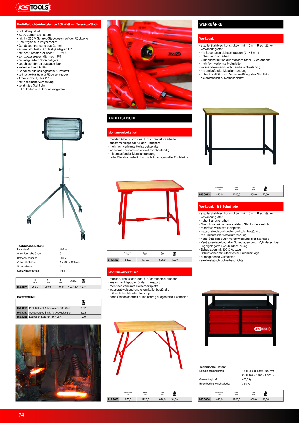 KS Tools Katalog Bau und Gebäudetechnik Seite 74